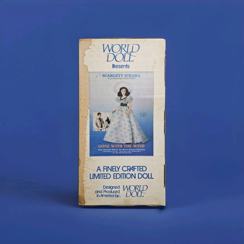 Limited Edition 🤩 WORLD DOLL Gone with the Wind SCARLETT O'HARA Vinyl